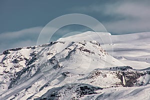 A mountain near EyjafjallajÃ¶kull Volcano