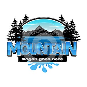 Mountain and outdoor adventures logo
