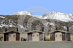 Mountain outhouses
