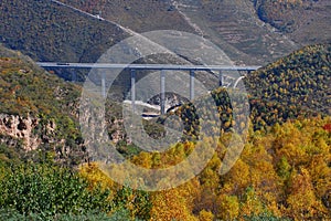 Mountain overpass