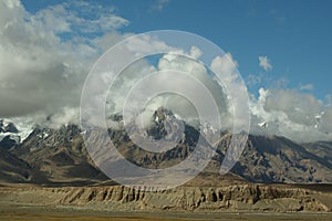 The Mountain in the pamirs