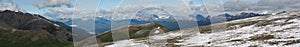 Mountain panorama in Jasper