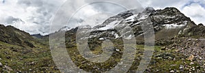 Mountain Panorama Landscape in the Andes, Peru