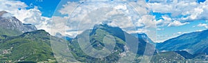 Mountain panorama landscape, Riva del Garda, Italy