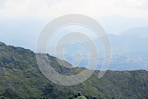 Mountain panorama from Mirador del Fitu, Asturias, Spain