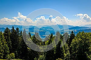 Mountain panorama at the PfÃÂ¤nder in Austria