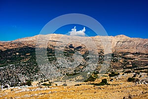 Mountain panorama Sannine heights photo