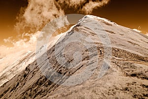 Mountain panorama view from Volovec in Slovakia