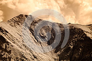 Mountain panorama view from Volovec in Slovakia