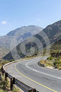 Mountain pass in western cape, South Africa.