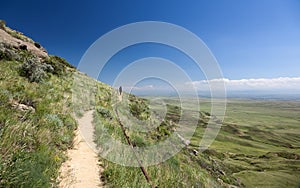 The mountain path. David Gareja monastery. Georgia