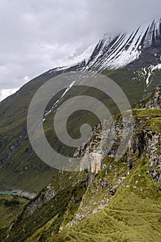 Mountain Peak above Kaprun