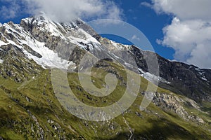 Mountain Peak above Kaprun