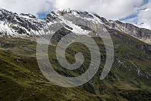 Mountain Peak above Kaprun