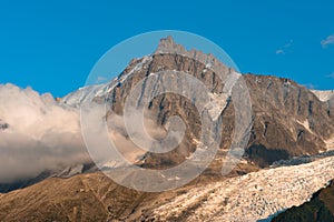 Mountain peak Aiguille du Midi