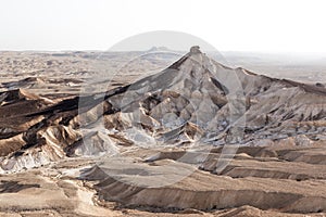 Mountain peak desert landscape beauty nature view texture.