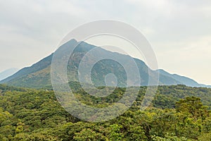 Mountain peak at Lantau island Hong Kong