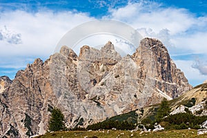 Monte Rudo and Croda dei Rondoi - Sesto Dolomites Italian Alps photo