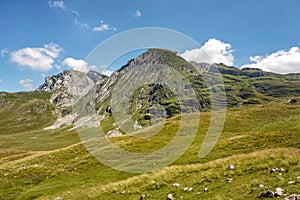 Mountain peak Prutas at National Park Durmitor, Montenegro