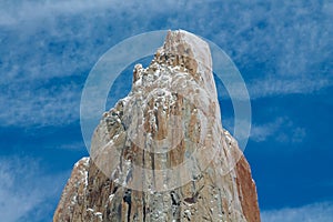 Mountain peak Torres del Paine in Patagonia, Chile