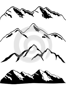 Mountain peaks