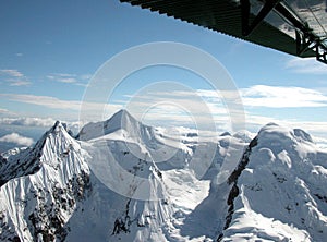 Mountain peaks of Alaska