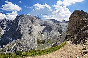 Alpe di siusi in South Tyrol, Italy photo