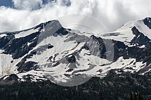 Mountain Peaks in British Columbia, Canada