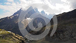 Mountain peaks in French Alps, Ecrins