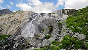 Mountain peaks in French Alps, Ecrins