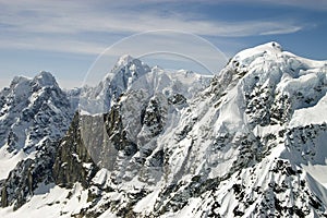 Mountain Peaks near Mt. McKinley