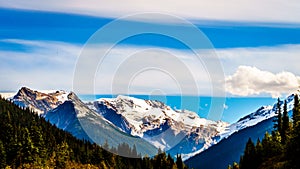 Mountain Peaks in Rogers Pass