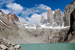 Torres del Paine in Patagonia, Chile photo