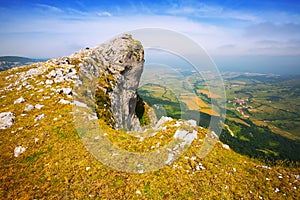 Mountain peK of Sierra de Andia. Navarre photo