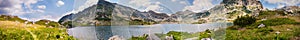 Mountain Pirin Lake Panorama photo