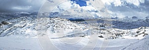 The mountain plateau of Dachstein-Krippenstein