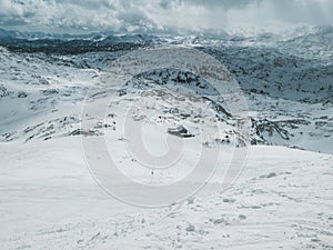 The mountain plateau of Dachstein-Krippenstein