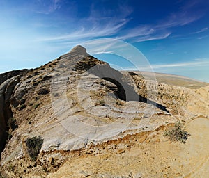 Mountain of the plateau Shalkar Nura