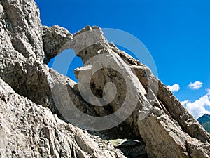 Mountain portal in Romania