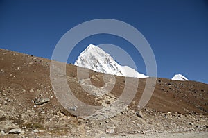 Mountain Pumori in the Everest mountain range