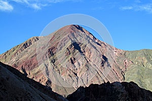 Mountain in Quebrada de Humahuaca photo