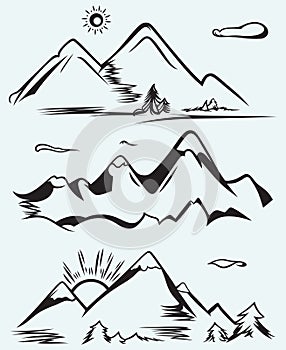 Mountain range