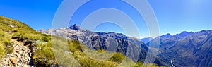 Mountain range around Arthurs Pass