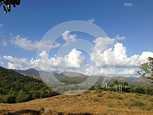 Mountain range around Trinidad de Cuba