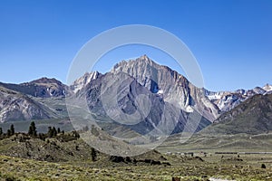 Mountain range, Eastern Sierra Mountains, Mono County, Benton ,USA