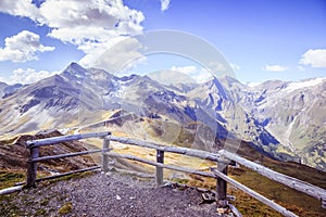 Mountain range of the GroÃŸglockner, Austria, National Park Hohe Tauern