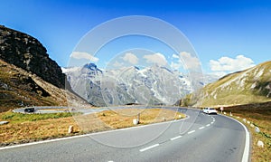 Mountain range of the GroÃŸglockner, Austria, National Park Hohe Tauern