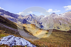 Mountain range of the GroÃŸglockner, Austria, National Park Hohe Tauern