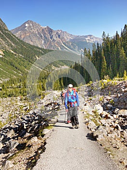 Mountain Range Landscape, National Park, Canada