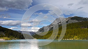 Mountain Range landscape, Rocky Mountains, Canada